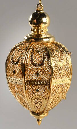 Baldwin Christmas Ornament Elegant Egg - No Box