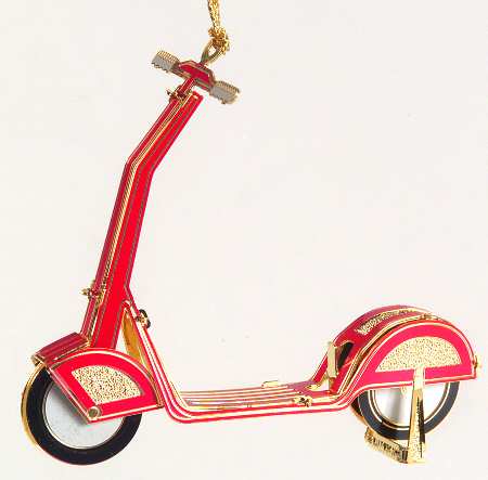 Baldwin Christmas Ornament Scooter - Boxed