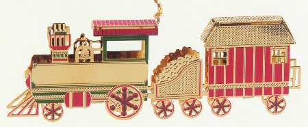 Baldwin Christmas Ornament Train - Boxed