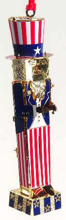 Baldwin Christmas Ornament Uncle Sam - No Box