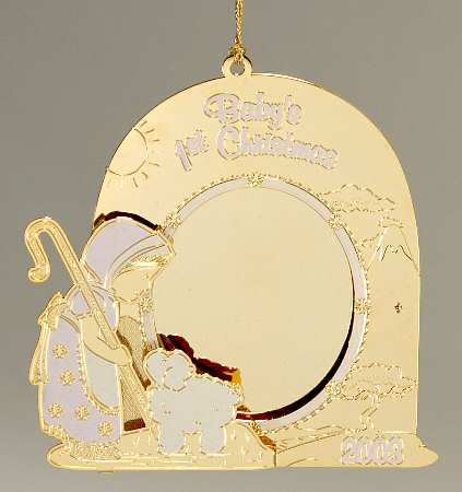 Baldwin Christmas Ornament Mary/Little Lamb Frame - Boxed