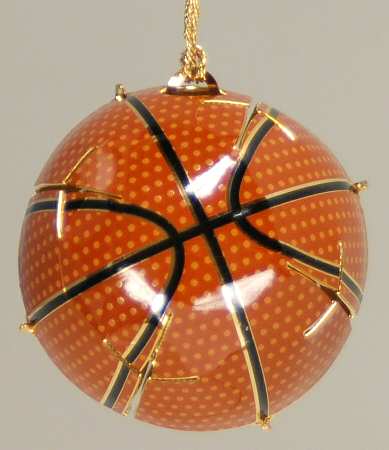 Baldwin Christmas Ornament 3d Basketball - No Box