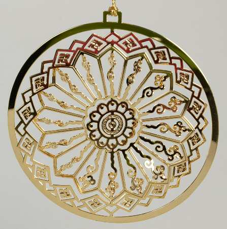 Baldwin Christmas Ornament Smithsonian Ice Flower - Boxed