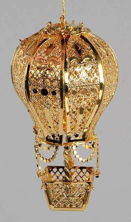 Baldwin Christmas Ornament Hot Air Balloon - Boxed