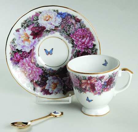 Floral Greeting From Lena Liu by Bradford Editions