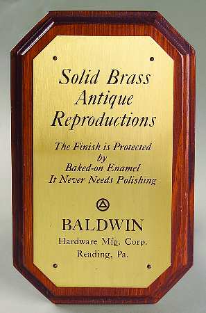 Advertising Signs Brass & Wood - Wood Advertising Sign
