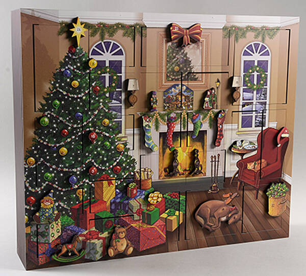 Traditions Advent Calendars Fireside 2 Calendar - Boxed