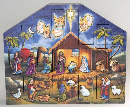 Traditions Advent Calendars Nativity Calendar - Boxed