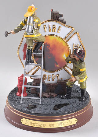 Firefighters A Tradition of Bravery Heroes At Work - No Box