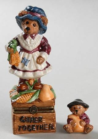 Le Bearmoge Porcelain Boxes by Boyds Bears