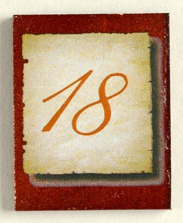 Simpler Times Calendar #18 Tile - No Box