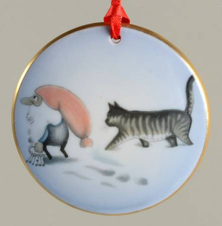 Harald Wiberg Tomten Elf Ornaments by Bing &amp; Grondahl