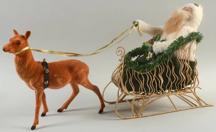 Santas of the World Victorian Santa In Sleigh - No Box