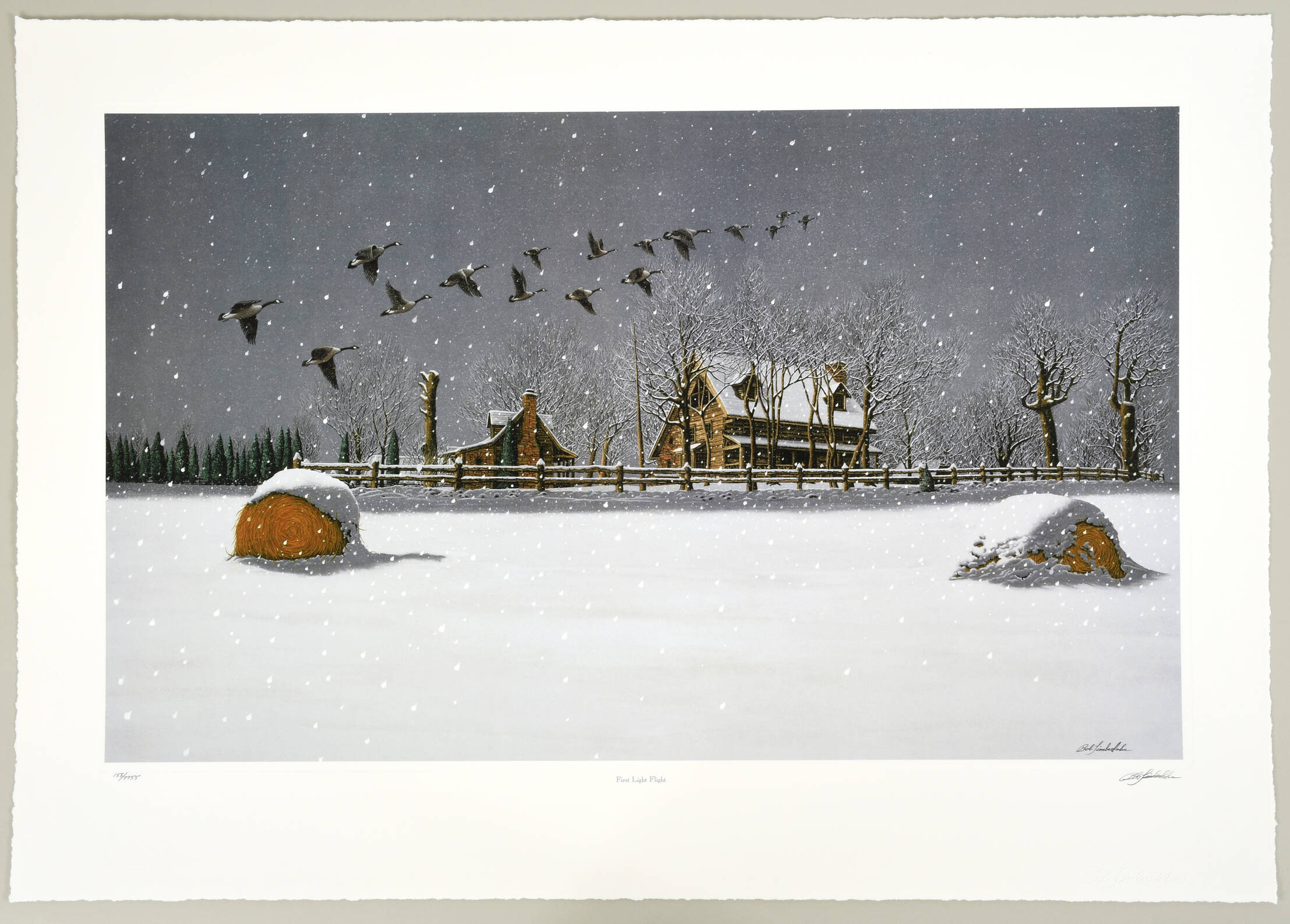 Bob Timberlake Prints First Light Flight - Boxed