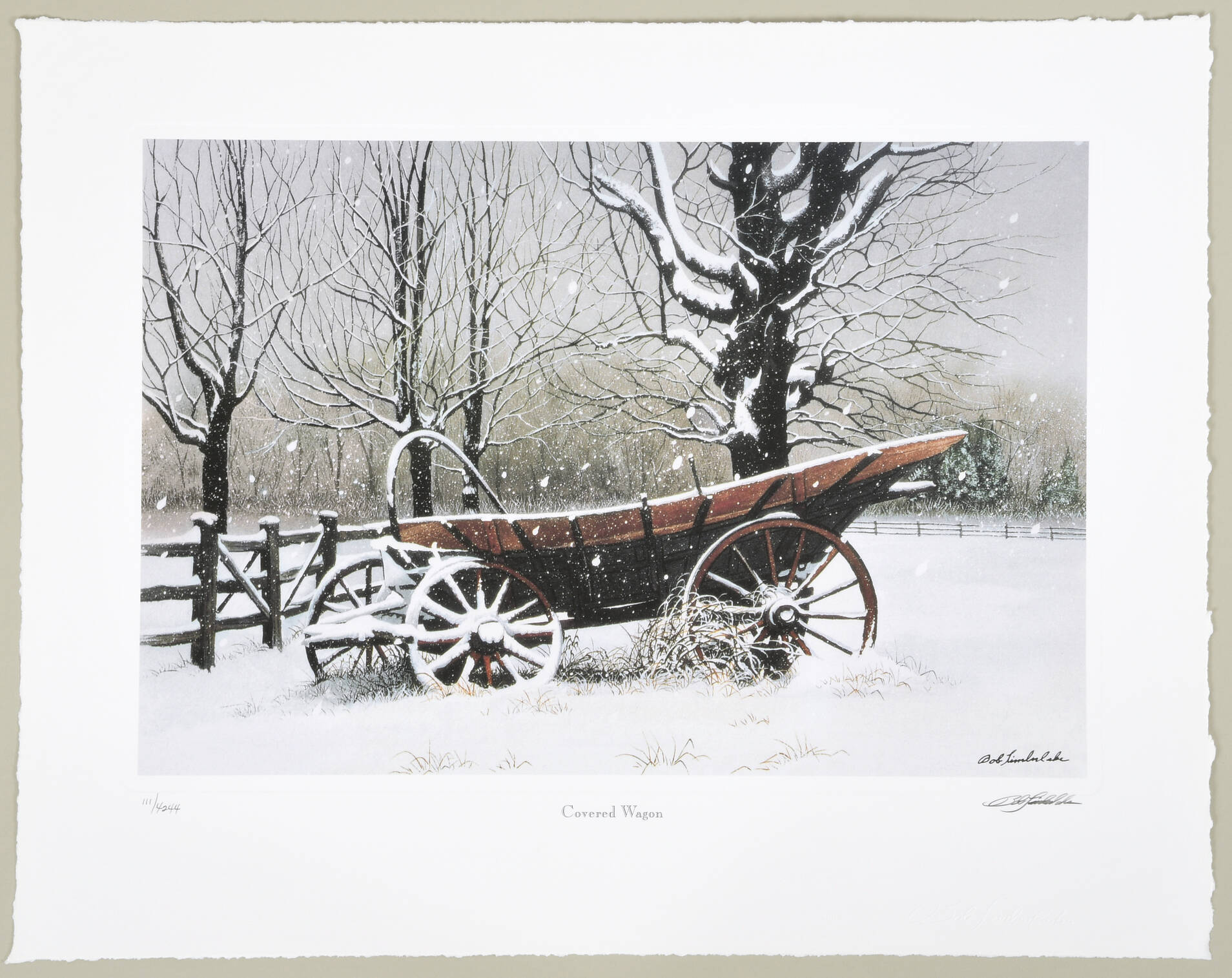 Bob Timberlake Prints Winter Portfolio-Two Print Set - Boxed