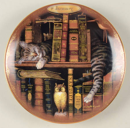 Charles Wysocki's Purr-Fect Year January - No Box