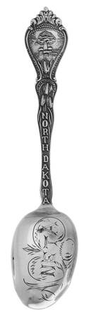 Souvenir Spoons Aneta, North Dakota - No Box