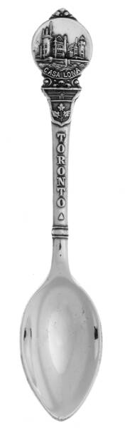 Canadian Souvenir Spoon Casa Loma, Toronto - No Box