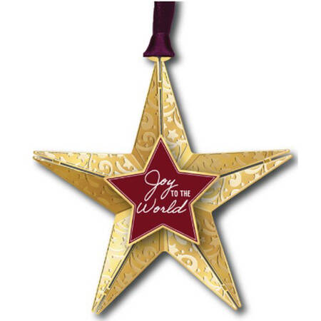 Christmas Ornaments Joy Star - No Box