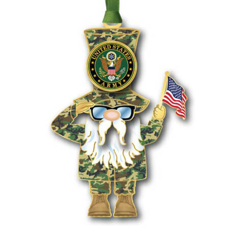 Military Ornaments U.S. Army Gnome - Boxed