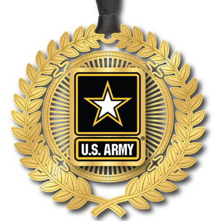 Military Ornaments U.S. Army Logo - Boxed