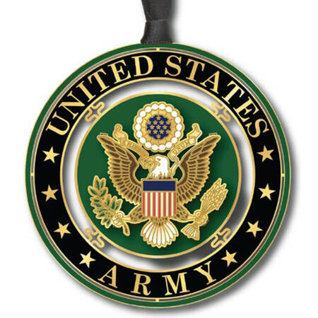Military Ornaments U.S. Army Seal - No Box
