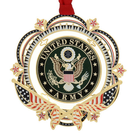 Military Ornaments Patriotic U.S. Army - Boxed