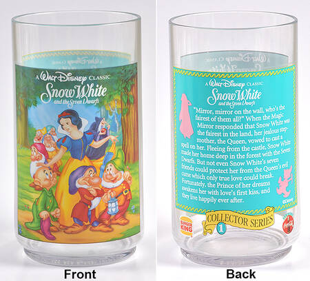 Disney Movies Acrylic Glassware Snow White - With Box