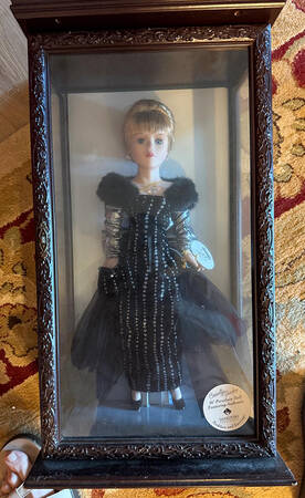 Camellia Garden Collection Black Dress With Crystals - No Box