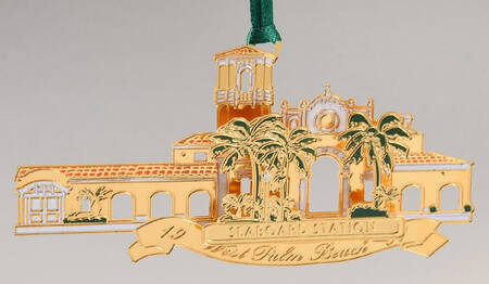 West Palm Beach Garden Club;Historical Ornaments 4th Seabord Station - No Box