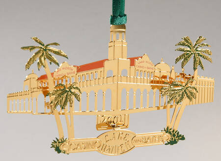 West Palm Beach Garden Club;Historical Ornaments Lake Worth Casino - No Box