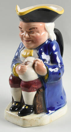 Character Toby Jug Music Box by Burlington Ware