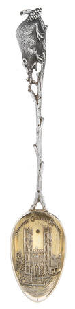 Sterling Canadian Souvenir Spoons Notre Dame Cathedral, Montreal - No Box