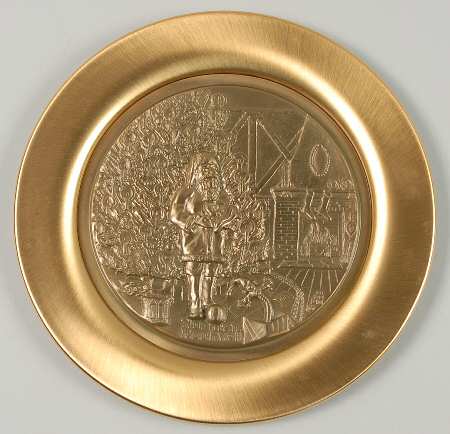 Rockwell Christmas Plates by Continental Mint