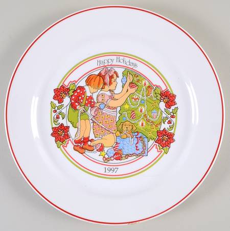Corning Christmas Plate Christmas Plate - No Box