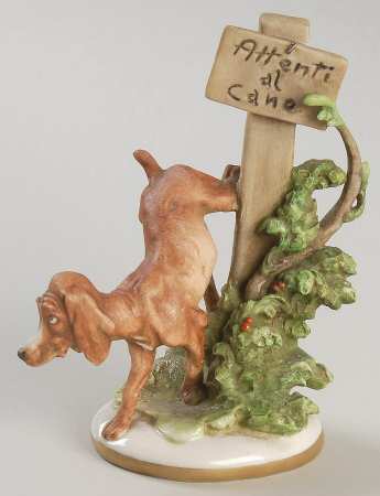 Cappe Figurines Watch Out For The Dog - No Box