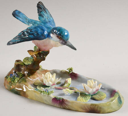 Bird Figurines Kingfisher - No Box