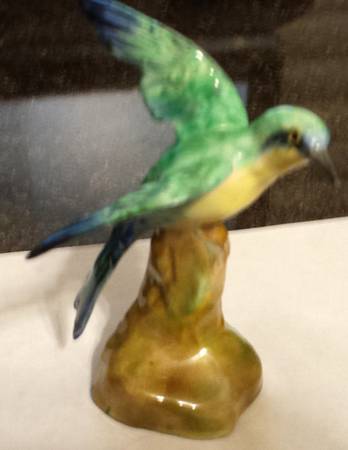 Bird Figurines Parakeet - No Box