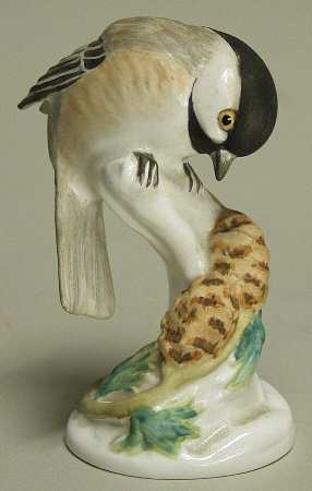Bird Figurines Chickadee-By B Linley Adams - No Box 258