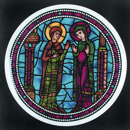 Stained Glass Windows Visitation - With Box