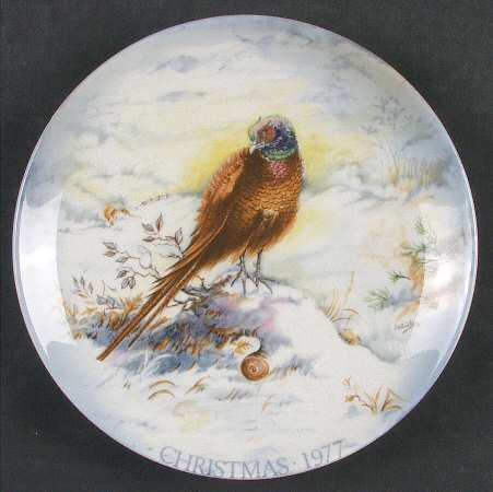 Christmas Plate Cock Of The North - No Box