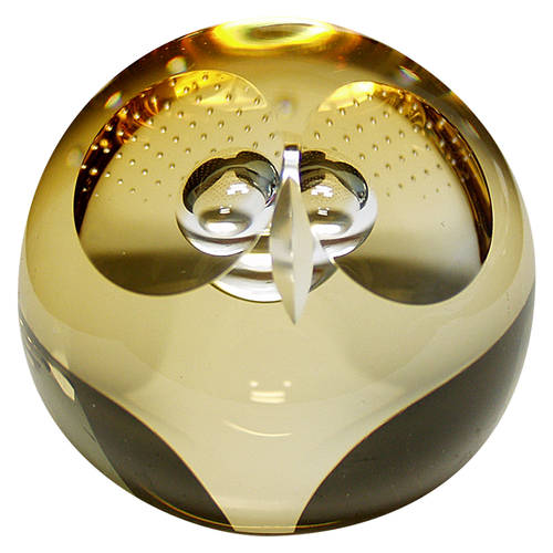 Caithness Paperweight Wise Owl-Small - Boxed