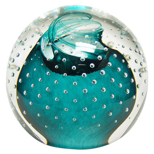 Caithness Paperweight Cauldron-Emerald - No Box