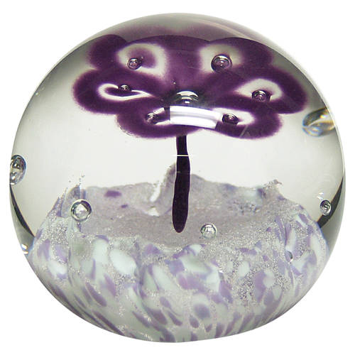 Caithness Paperweight Lilac Dream - With Box