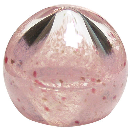 Caithness Paperweight Grace Round Pink - With Box