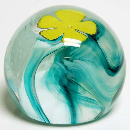 Caithness Paperweight Buttercup - Boxed