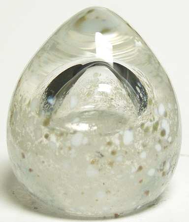 Caithness Paperweight Grace Domed Ivory - Boxed