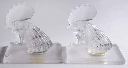 Bookends Rooster Head - No Box