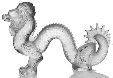 Lalique Figurines & Paperweights Dragon-Large/Clear - No Box