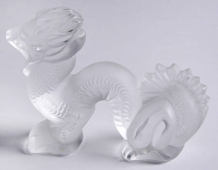 Lalique Figurines & Paperweights Dragon Small - Clear - Boxed